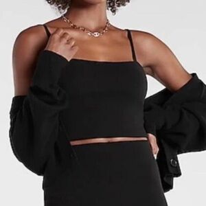 Express Basic Black Knit Cami
